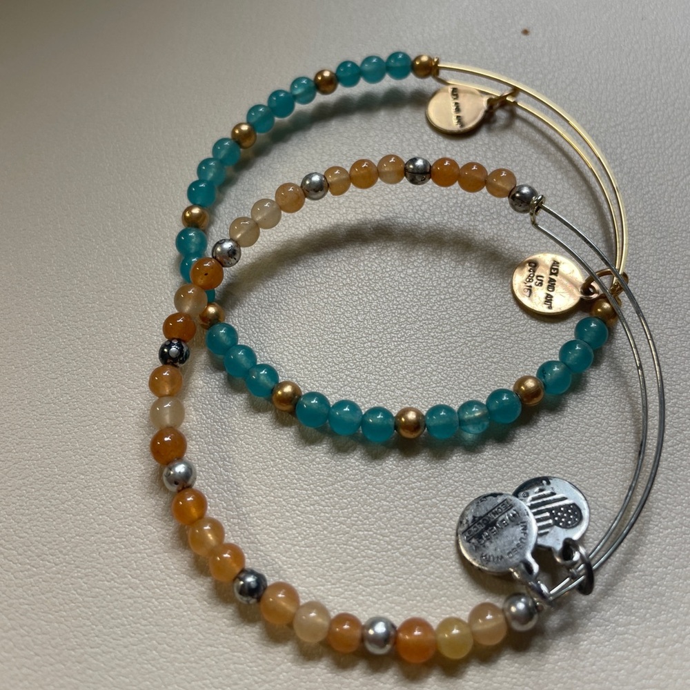 Alex and Ani beaded bracelet bundle - Picture 4 of 4